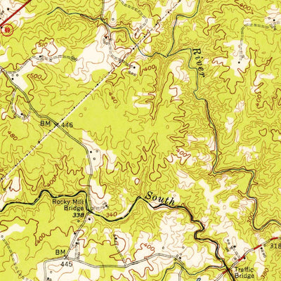 United States Geological Survey Chase City, VA (1955, 62500-Scale) digital map