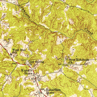 United States Geological Survey Chase City, VA (1955, 62500-Scale) digital map