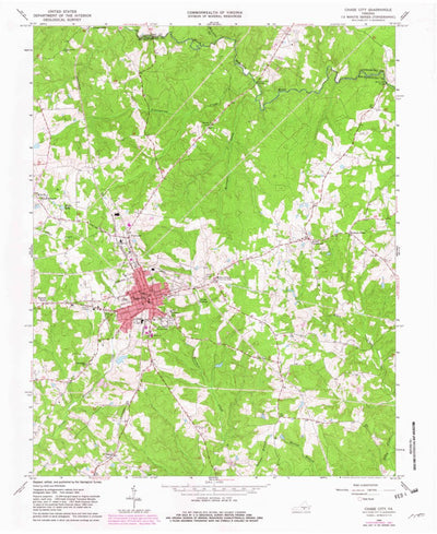 United States Geological Survey Chase City, VA (1966, 24000-Scale) digital map