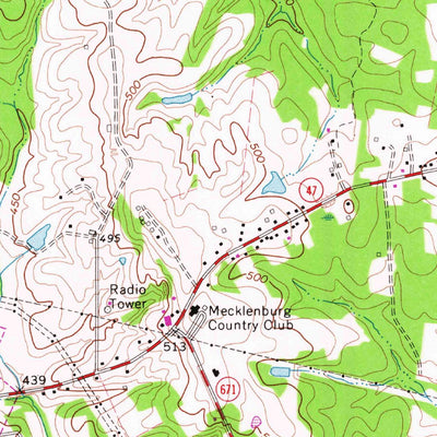 United States Geological Survey Chase City, VA (1966, 24000-Scale) digital map