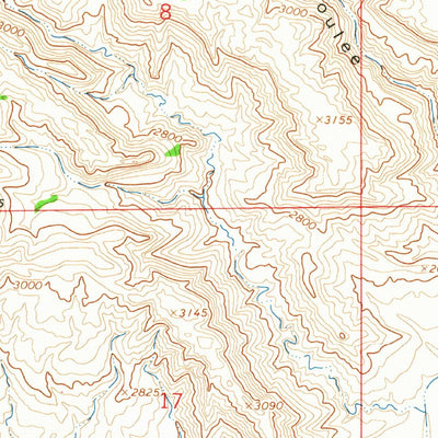 United States Geological Survey Chase Hill, MT (1964, 24000-Scale) digital map