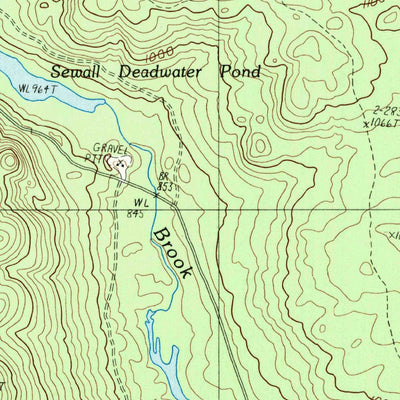 United States Geological Survey Chase Lake, ME (1989, 24000-Scale) digital map