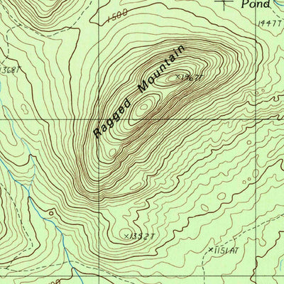 United States Geological Survey Chase Lake, ME (1989, 24000-Scale) digital map