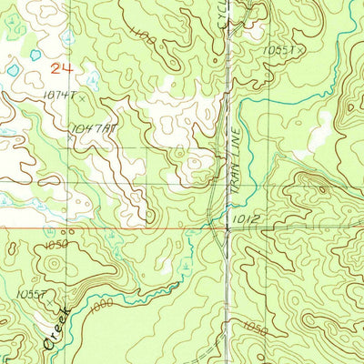 United States Geological Survey Chase, MI (1987, 24000-Scale) digital map