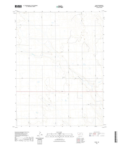 United States Geological Survey Chase, NE (2021, 24000-Scale) digital map