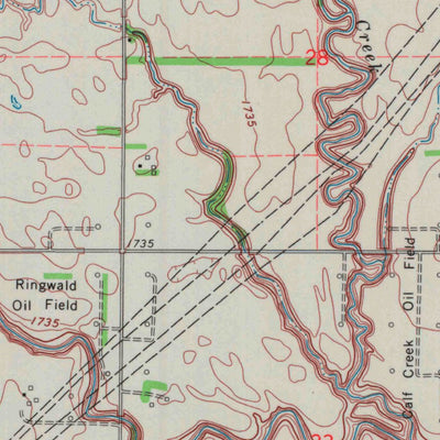 United States Geological Survey Chase NW, KS (1970, 24000-Scale) digital map