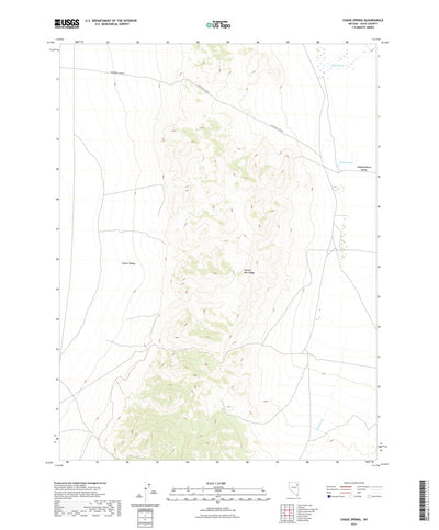 United States Geological Survey Chase Spring, NV (2021, 24000-Scale) digital map