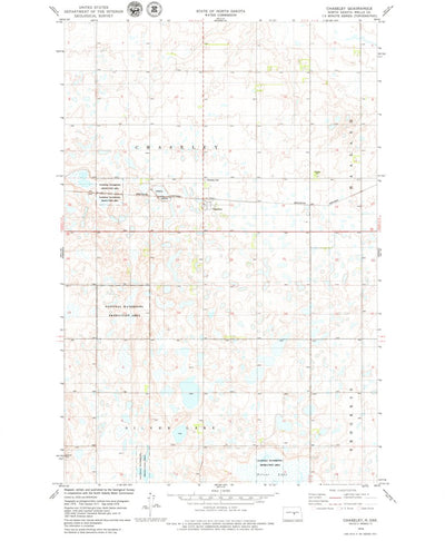 United States Geological Survey Chaseley, ND (1978, 24000-Scale) digital map