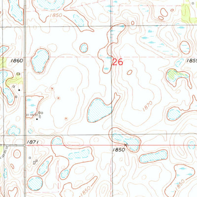 United States Geological Survey Chaseley, ND (1978, 24000-Scale) digital map