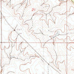 United States Geological Survey Chasing Hawk Draw, SD (1982, 24000-Scale) digital map