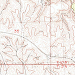 United States Geological Survey Chasing Hawk Draw, SD (1982, 24000-Scale) digital map