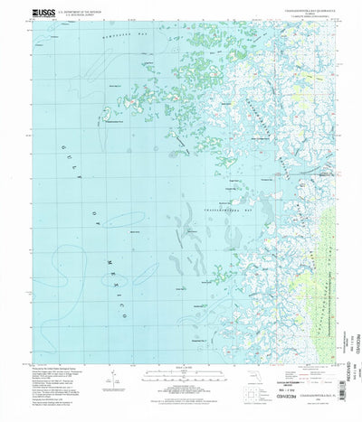United States Geological Survey Chassahowitzka Bay, FL (1994, 24000-Scale) digital map