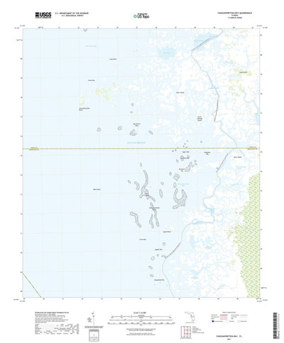 United States Geological Survey Chassahowitzka Bay, FL (2021, 24000-Scale) digital map