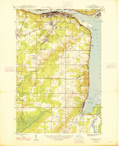 United States Geological Survey Chassell, MI (1948, 24000-Scale) digital map