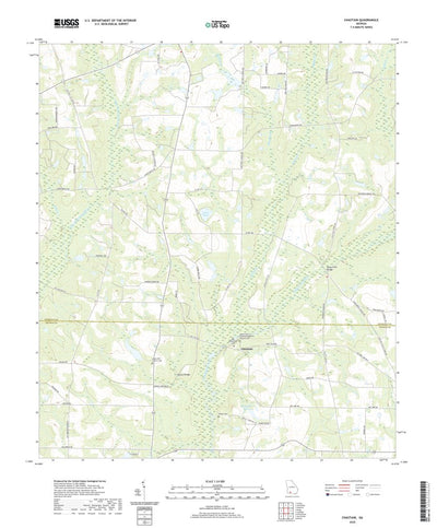United States Geological Survey Chastain, GA (2020, 24000-Scale) digital map