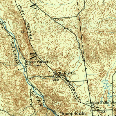 United States Geological Survey Chateau Gay, NY (1915, 62500-Scale) digital map