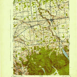 United States Geological Survey Chateau Gay, NY (1943, 62500-Scale) digital map