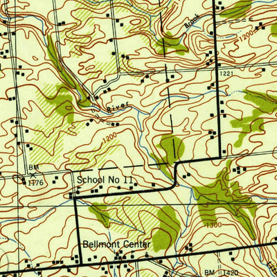 United States Geological Survey Chateau Gay, NY (1943, 62500-Scale) digital map