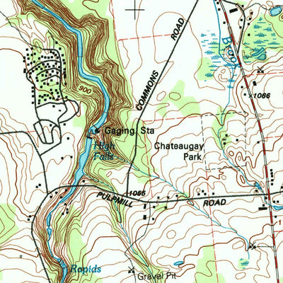 United States Geological Survey Chateaugay, NY (1993, 24000-Scale) digital map