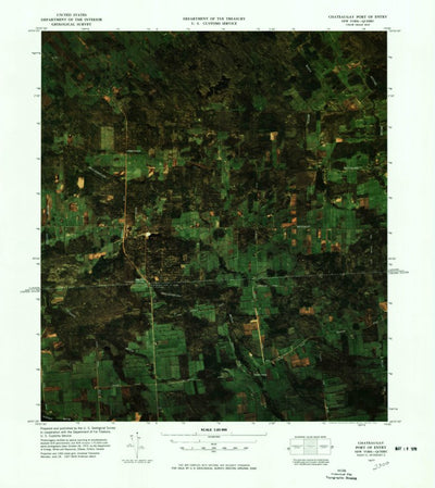 United States Geological Survey Chateaugay Port Of Entry, NY (1977, 25000-Scale) digital map