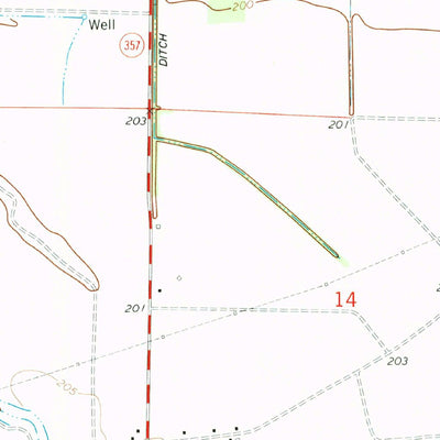 United States Geological Survey Chatfield, AR (1981, 24000-Scale) digital map