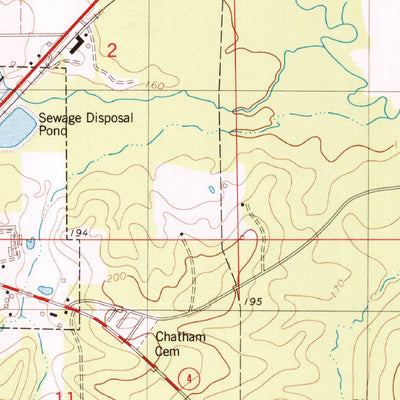 United States Geological Survey Chatham, LA (1982, 24000-Scale) digital map