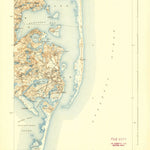 United States Geological Survey Chatham, MA (1942, 31680-Scale) digital map