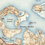 United States Geological Survey Chatham, MA (1943, 31680-Scale) digital map