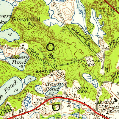 United States Geological Survey Chatham, MA (1947, 24000-Scale) digital map