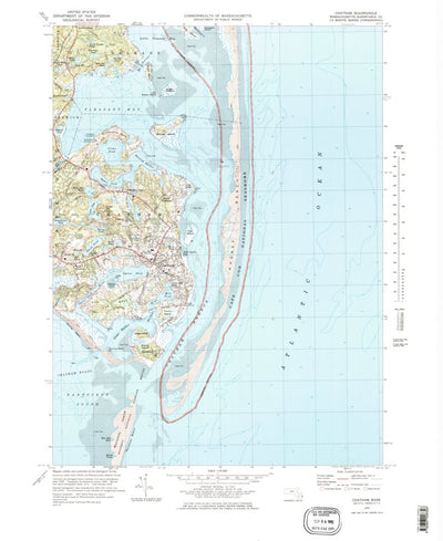 United States Geological Survey Chatham, MA (1974, 25000-Scale) digital map