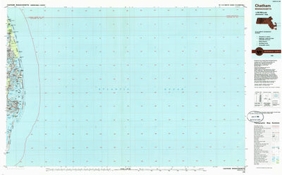 United States Geological Survey Chatham, MA (1986, 100000-Scale) digital map