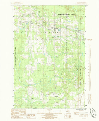United States Geological Survey Chatham, MI (1985, 24000-Scale) digital map