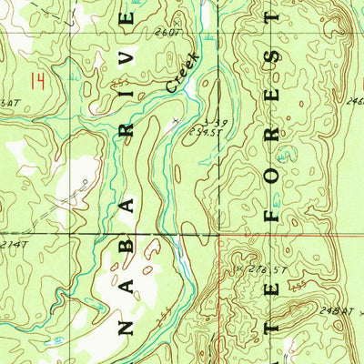 United States Geological Survey Chatham, MI (1985, 24000-Scale) digital map