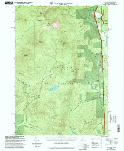 United States Geological Survey Chatham, NH-ME (1995, 24000-Scale) digital map