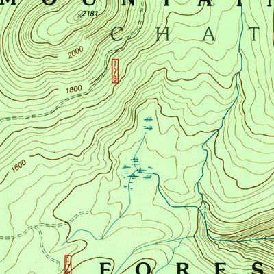 United States Geological Survey Chatham, NH-ME (1995, 24000-Scale) digital map