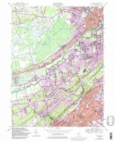 United States Geological Survey Chatham, NJ (1955, 24000-Scale) digital map