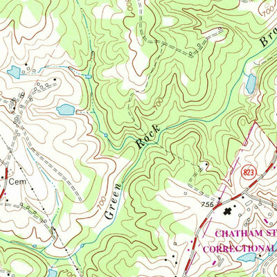 United States Geological Survey Chatham, VA (1965, 24000-Scale) digital map