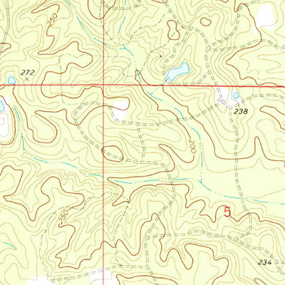 United States Geological Survey Chatom, AL (1974, 24000-Scale) digital map