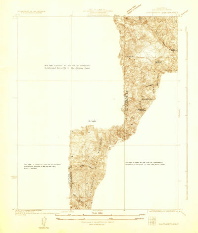 United States Geological Survey Chatsworth, CA (1929, 24000-Scale) digital map