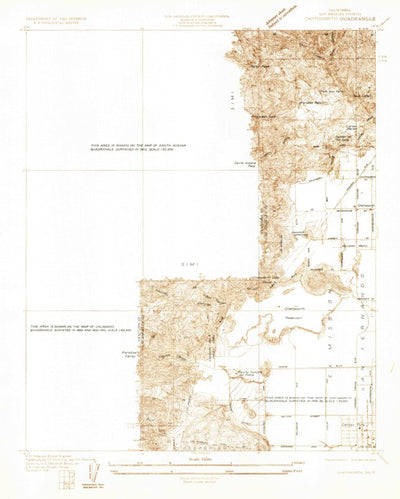 United States Geological Survey Chatsworth, CA (1933, 24000-Scale) digital map