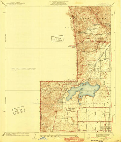 United States Geological Survey Chatsworth, CA (1940, 24000-Scale) digital map