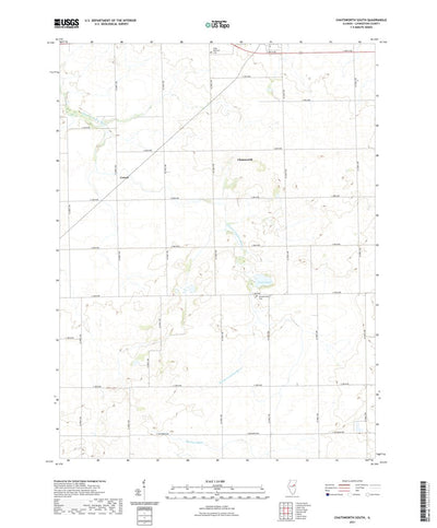 United States Geological Survey Chatsworth South, IL (2021, 24000-Scale) digital map