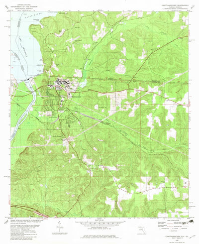 United States Geological Survey Chattahoochee, FL-GA (1982, 24000-Scale) digital map