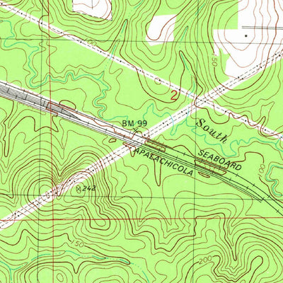 United States Geological Survey Chattahoochee, FL-GA (1982, 24000-Scale) digital map