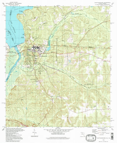 United States Geological Survey Chattahoochee, FL-GA (1994, 24000-Scale) digital map