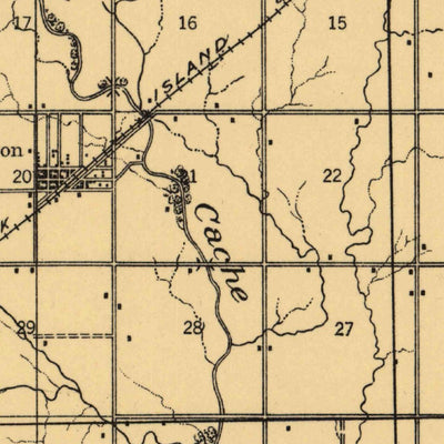 United States Geological Survey Chattanooga, OK (1922, 62500-Scale) digital map