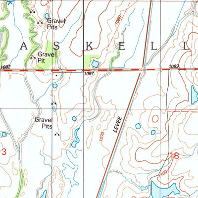 United States Geological Survey Chattanooga, OK (1987, 24000-Scale) digital map
