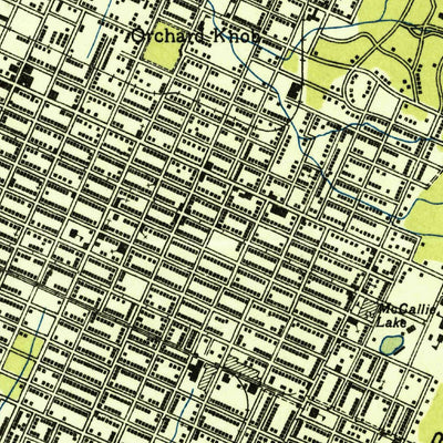 United States Geological Survey Chattanooga, TN (1936, 24000-Scale) digital map