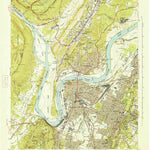 United States Geological Survey Chattanooga, TN (1941, 24000-Scale) digital map
