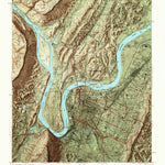 United States Geological Survey Chattanooga, TN (1958, 24000-Scale) digital map